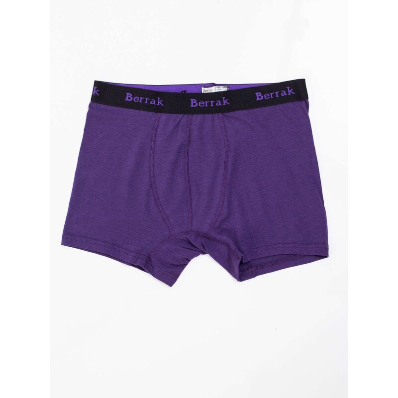 BERRAK Boxer Shorts-BR-BK-4476.28P-Dark Purple 64663077