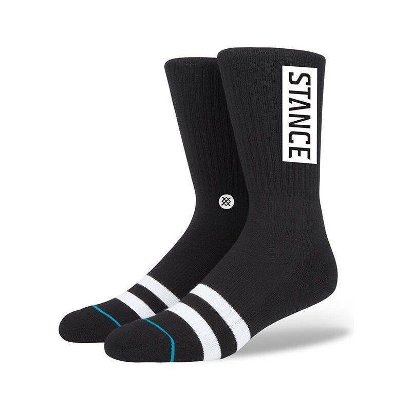 Stance OG Black Socks - Pánske - Ponožky Stance - Čierne - M556D17OGG 66355648