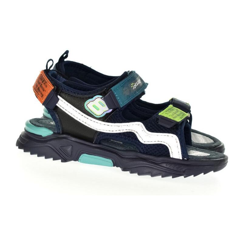 Detské modré sandále BESSKY CLARK 18811099