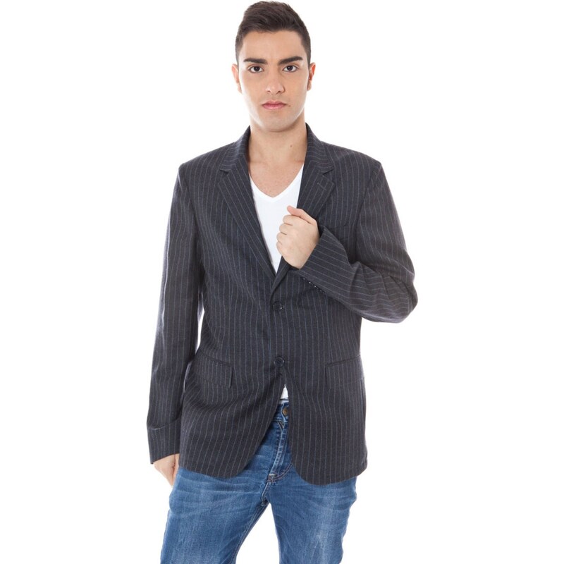 Pánske sako Calvin Klein sivé 64705798