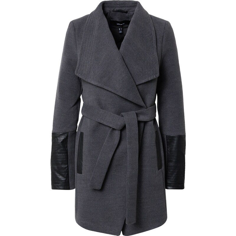 VERO MODA Prechodná bunda tmavosivá / čierna 19164401