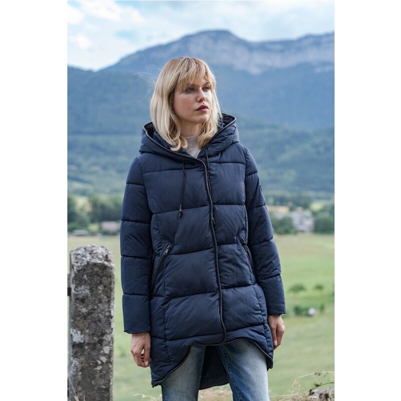 Jayloucy Cortina Modrá Prešívaná Bunda 18831607