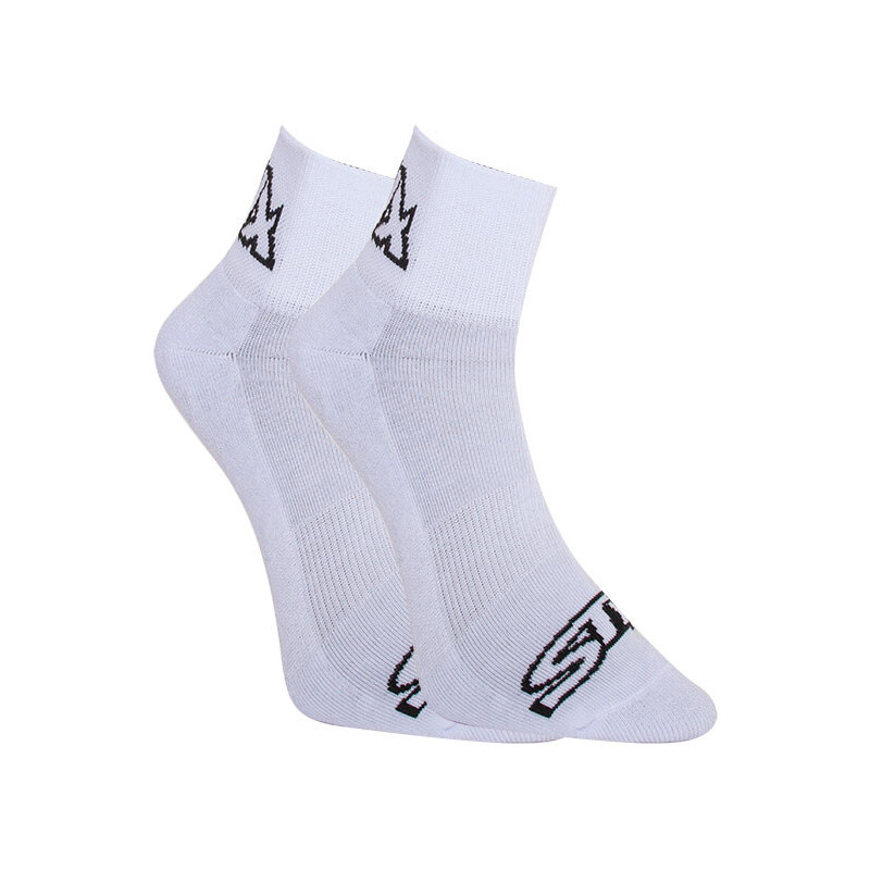 Ponožky Styx členkové biele s čiernym logom (HK1061) 18906522