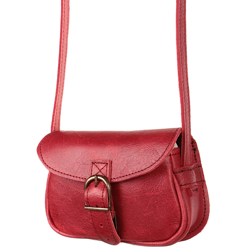 Glara Dámska mini crossbody kožená kabelka 28801920