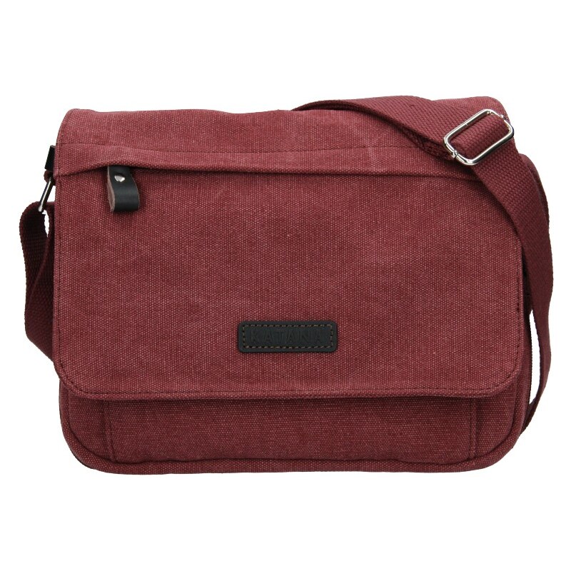 Unisex taška cez rameno Katana Madrid - vínová 50911791