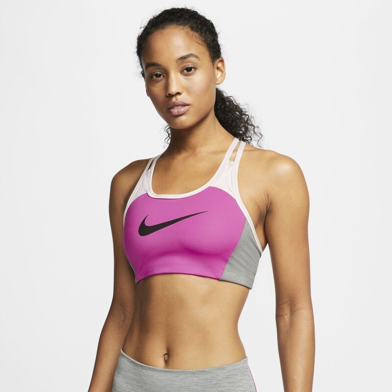 Nike swoosh logo bra pad ACTIVE FUCHSIA/ROSE/BLACK 18931027