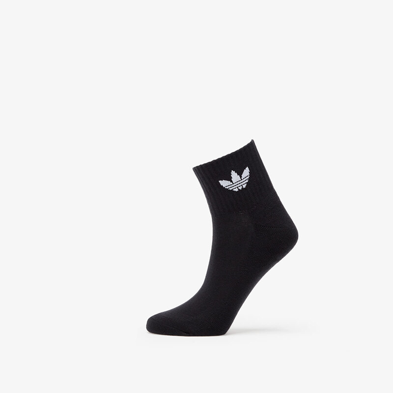 adidas Originals Ponožky adidas Mid Ankle 3-Pack Sock Black 37-39 19343588
