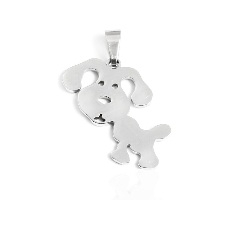 BM Jewellery Prívesok pes 2,6 cm z chirurgickej ocele S10995015 19421446