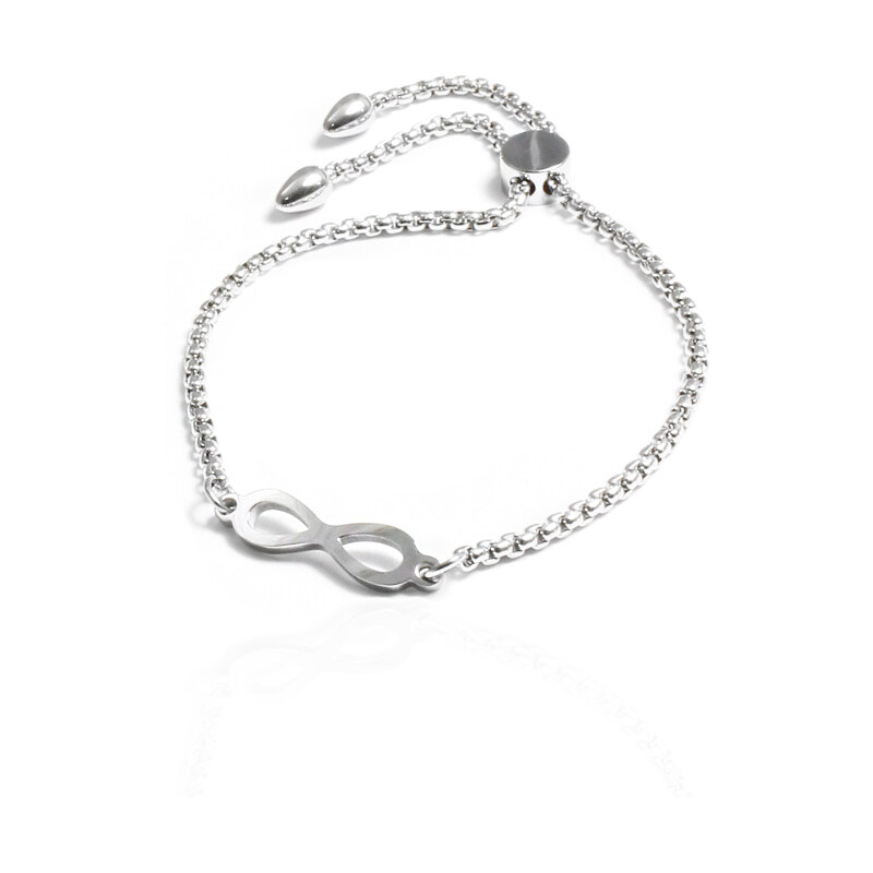 BM Jewellery Dámský sťahovacie náramok nekonečno z chirurgickej ocele 19421427