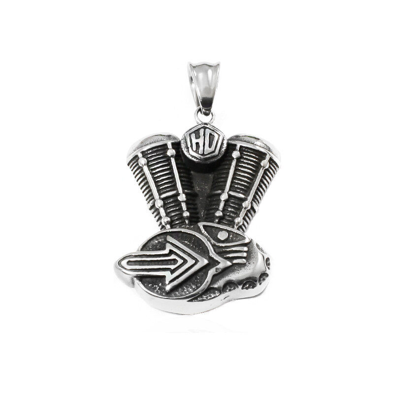 BM Jewellery Prívesok HARLEY-DAVIDSON 3,7 cm z chirurgickej ocele 19421457
