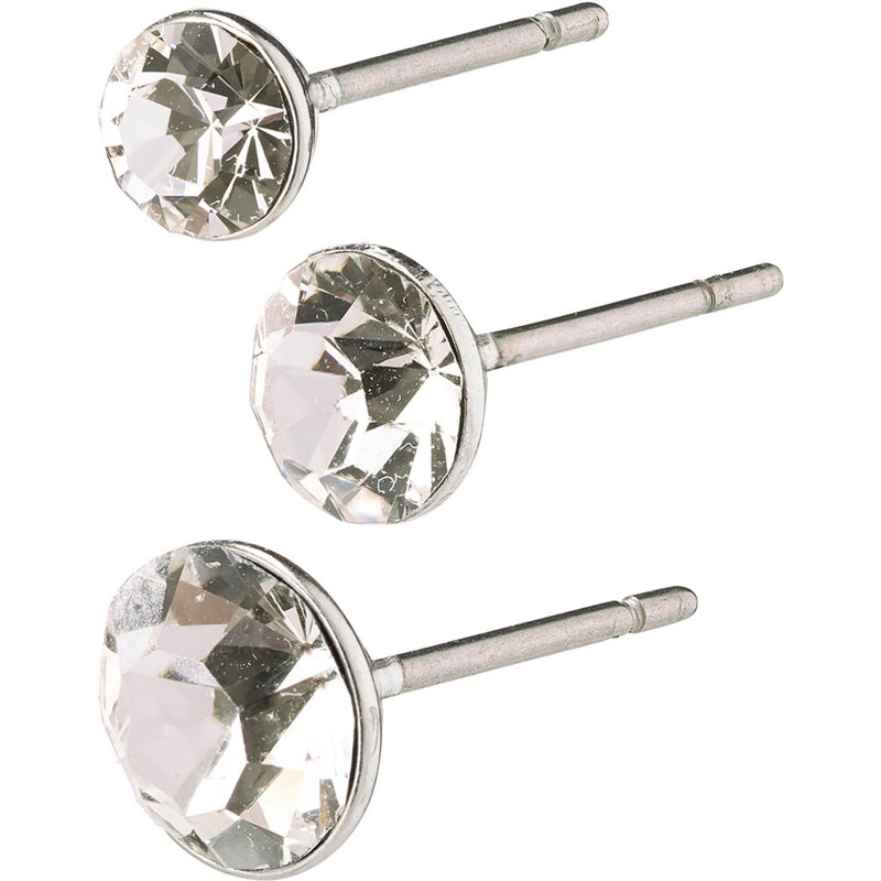 Pilgrim Sada šperkov Millie strieborná / priehľadná 66078217