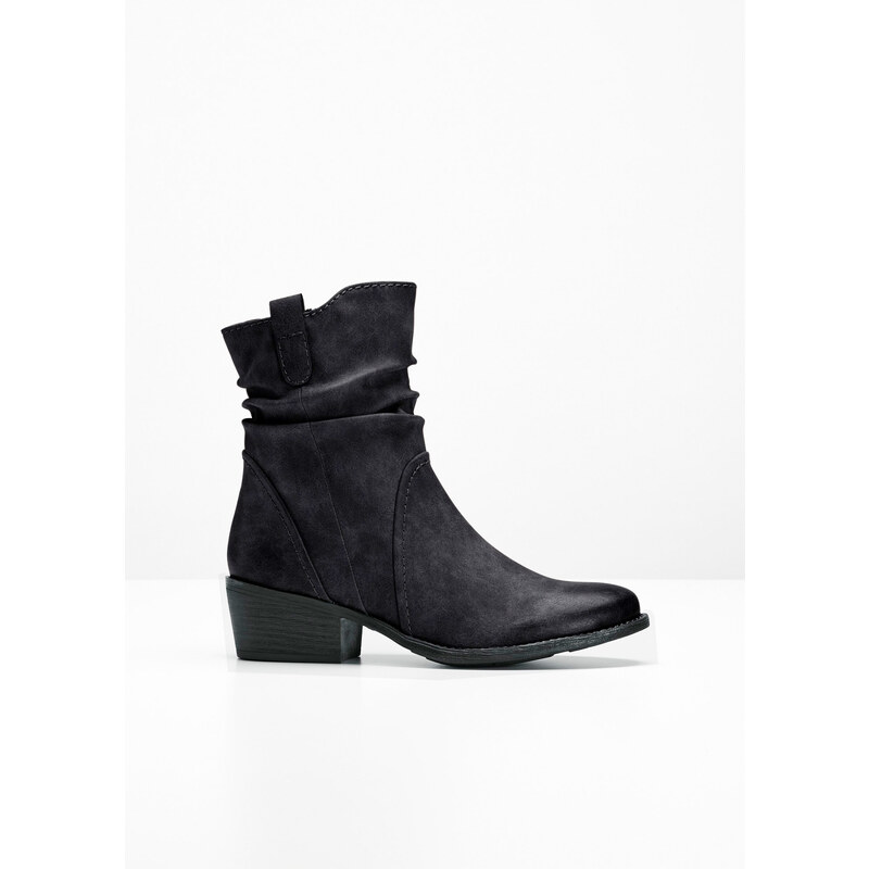 bonprix Krátke čižmy, farba čierna 45747212