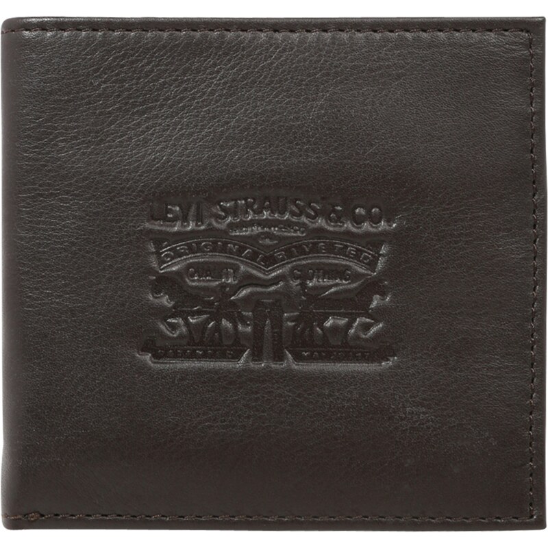 LEVIS Peňaženka Vintage Two Horse Bifold Coin Wallet tmavohnedá 19895876