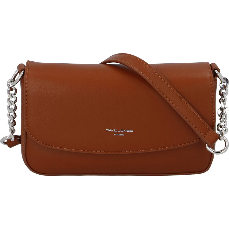 Dámska crossbody kabelka koňaková - David Jones Tallma koňak 67213923