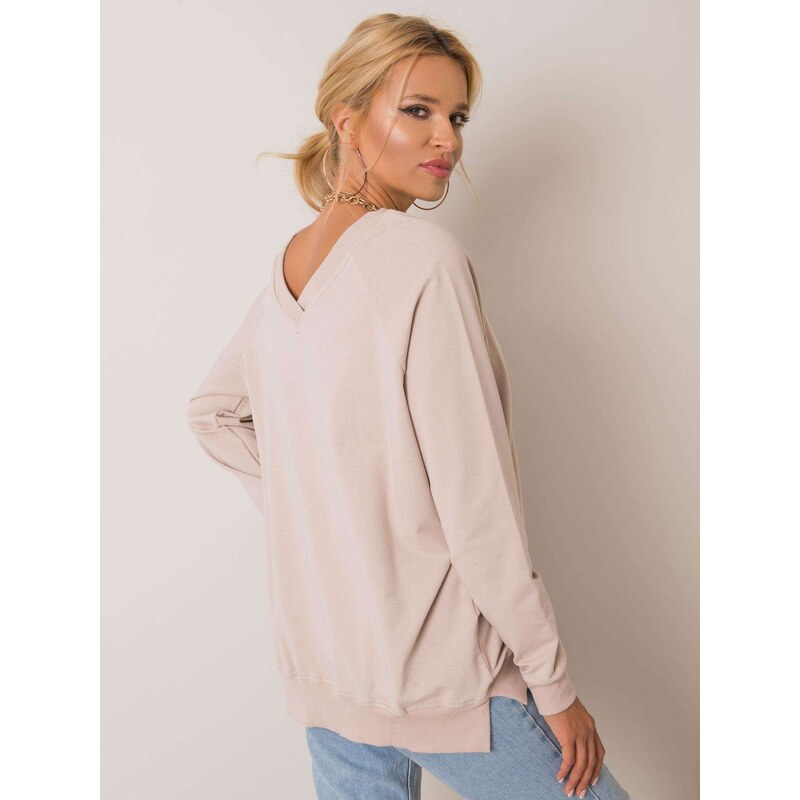 RUE PARIS Sweatshirt-RV-BL-5850.11X-beige 66740311