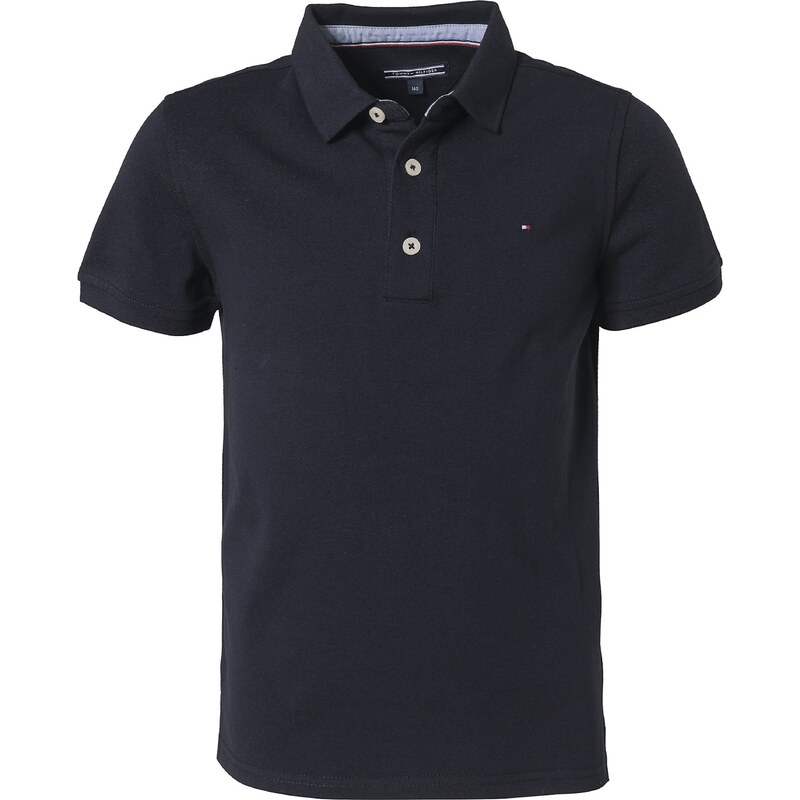 TOMMY HILFIGER Tričko tmavomodrá / ohnivo červená / biela 69187046