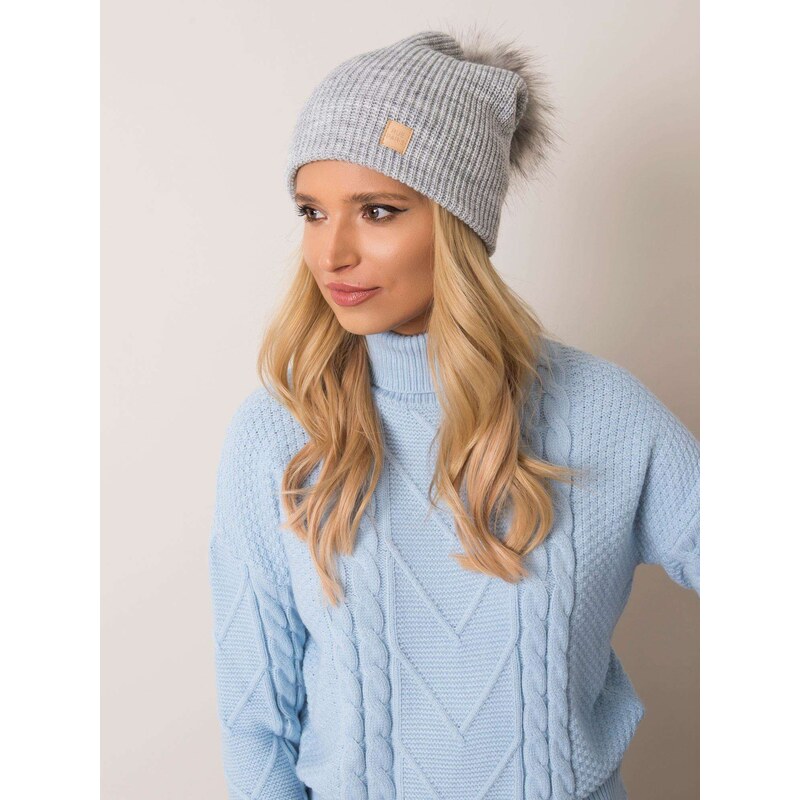 RUE PARIS Cap-JK-CZ-15.70-light gray 64682050