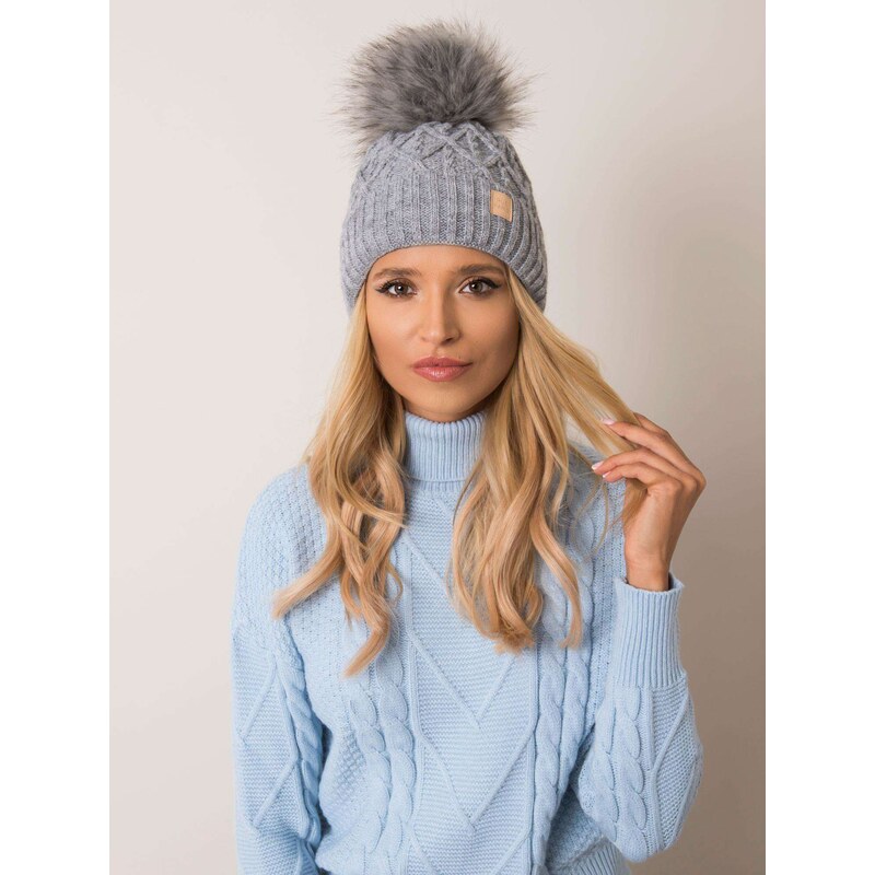 RUE PARIS Cap-JK-CZ-9.74-grey 64682003