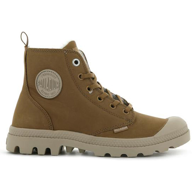 Palladium Pampa Hi Zip Wool - Dámske - Tenisky Palladium - Hnedé - 66356033