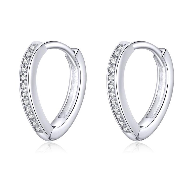 Olivie Strieborné srdiečkové náušnice 4309 19139644