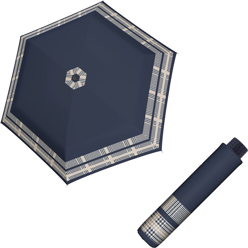 Doppler Havanna Fiber TIMELESS - dámsky ultraľahký mini dáždnik bordúra