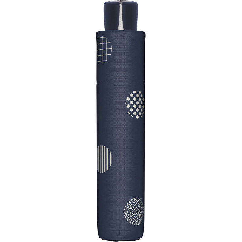 Doppler Mini Fiber TIMELESS - dámsky skladací odľahčený dáždnik bordúra