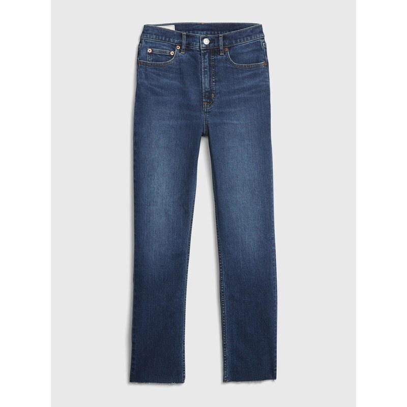 GAP Džínsy Cigarette high rise Modrá 52657686