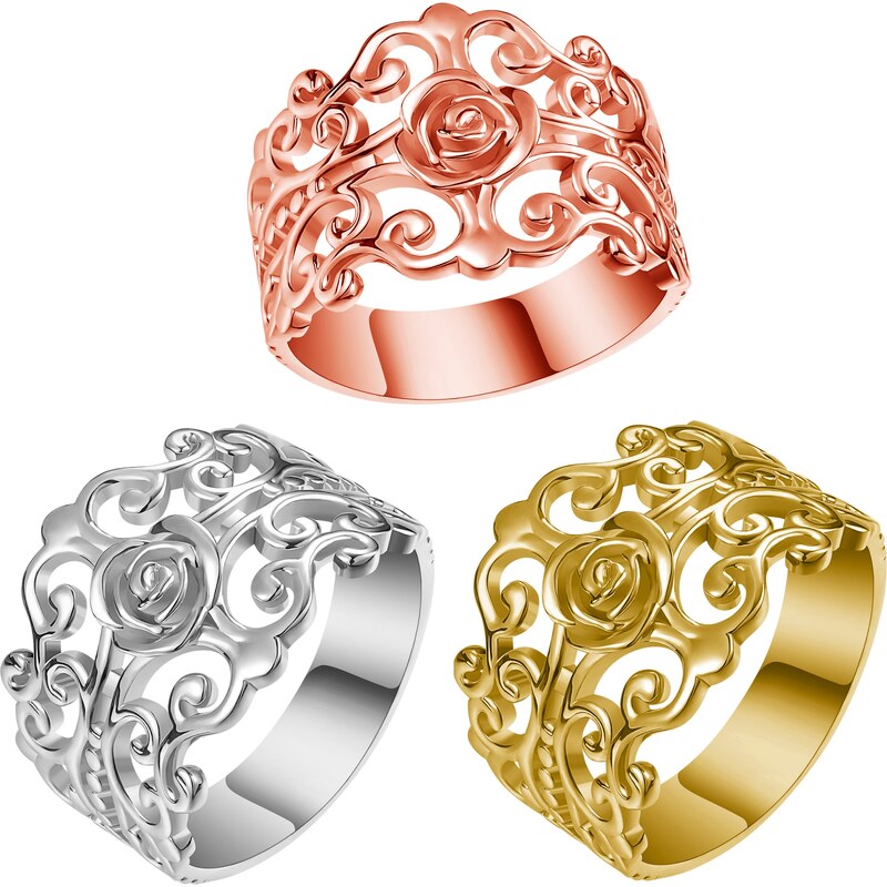 Olivie FILIGRÁN strieborný prsteň 4300 19141603