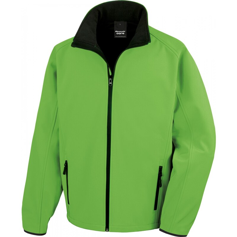 Pánska dvojvrstvová softshellová bunda so stojačikom Result 64555186
