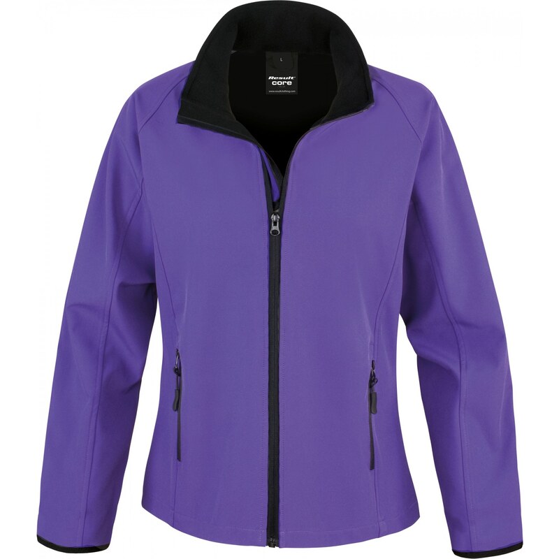 Dámska dvojvrstvová softshellová bunda so stojačikom Result 64555189