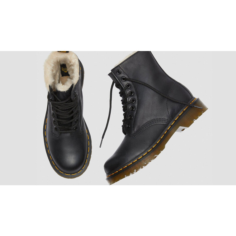 Dr. Martens 1460 Serena Faux Fur Lined Ankle Boots 65395731