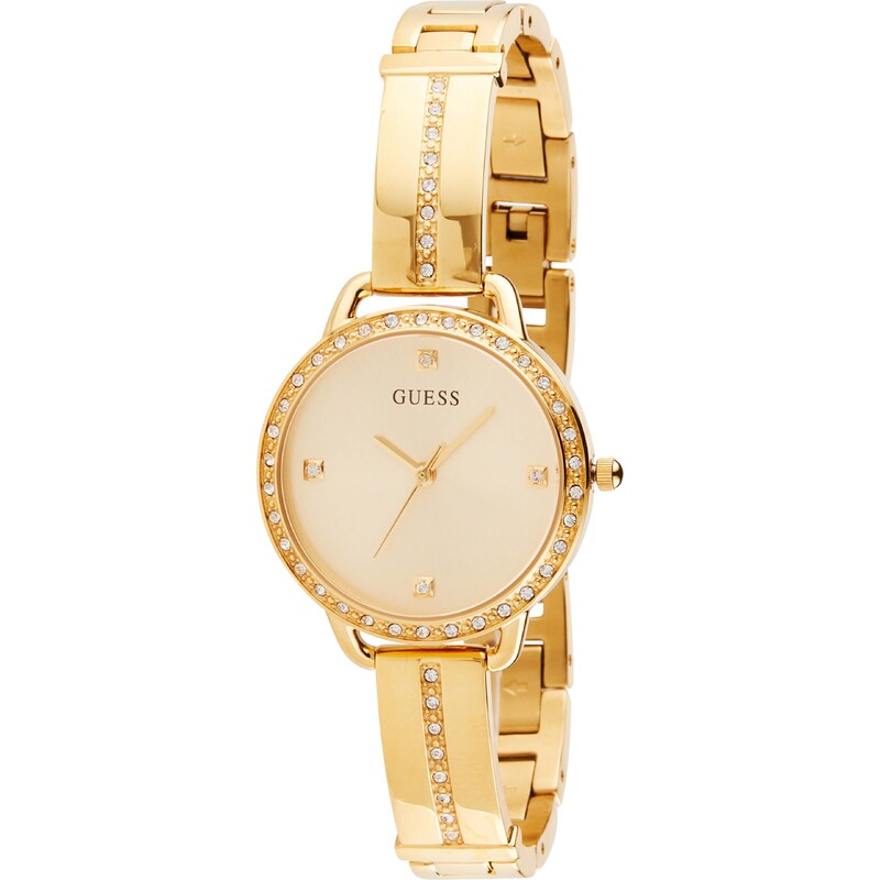 GUESS Analógové hodinky Bellini zlatá 54224073