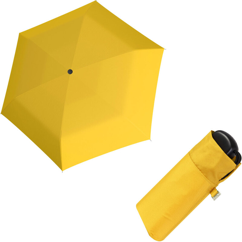 Doppler Handy Fiber 27 - dámsky skladací mini dáždnik šedá