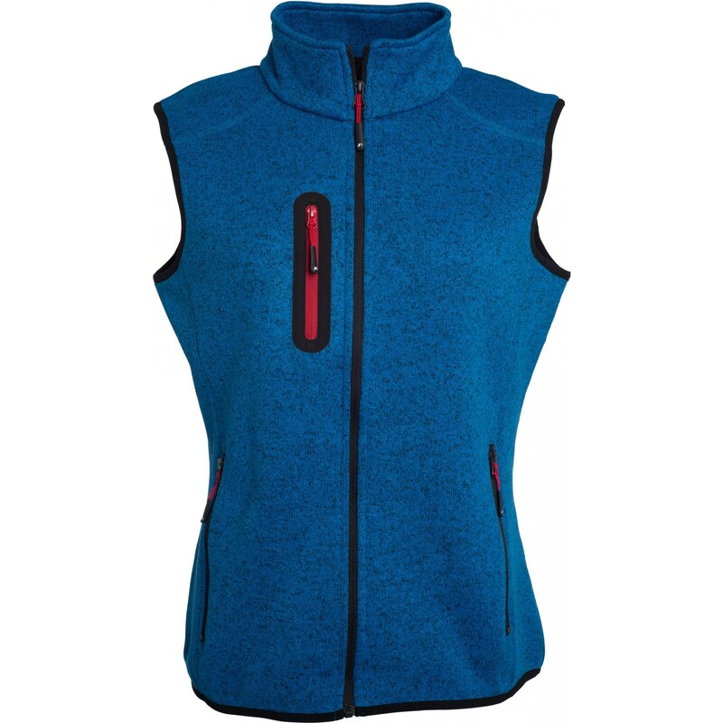 Daiber James & Nicholson Dámska vesta z pleteného fleecu so stojačikom 19755462