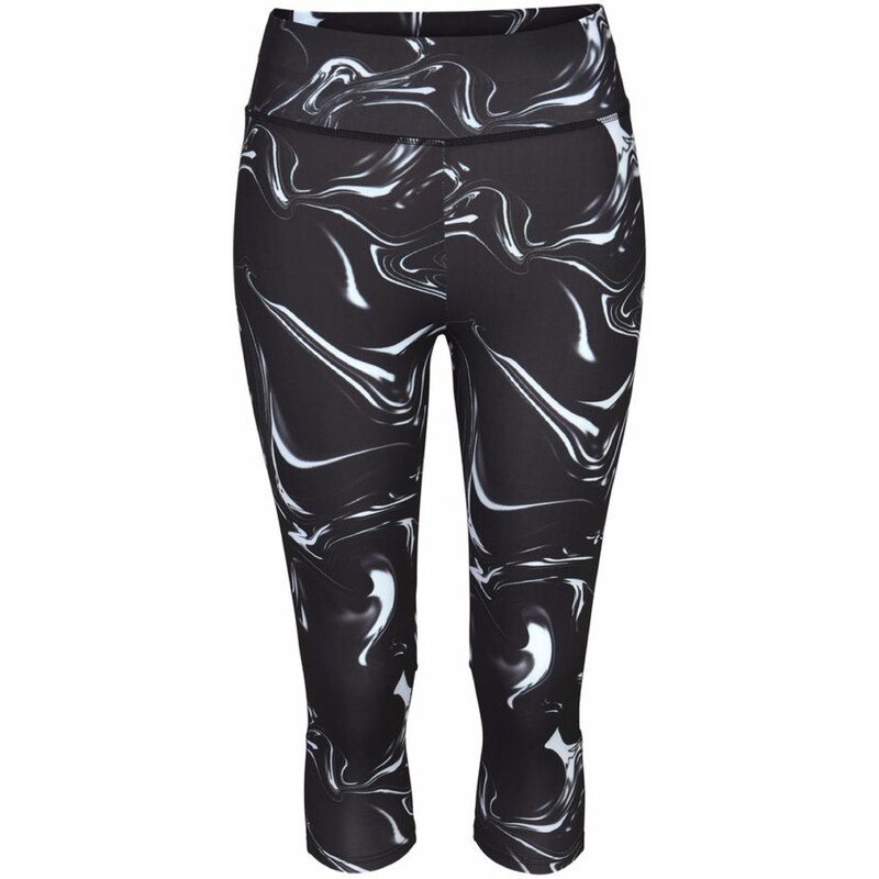 LASCANA ACTIVE Športové nohavice čierna / biela 54222497