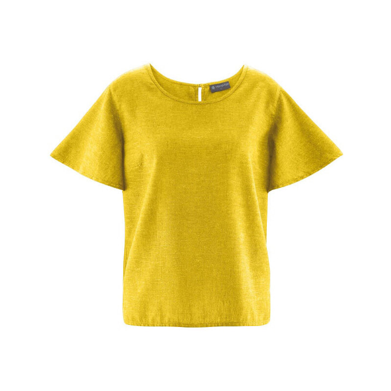 Glara Dámske tričko z konope s volnými rukávmi 36988329