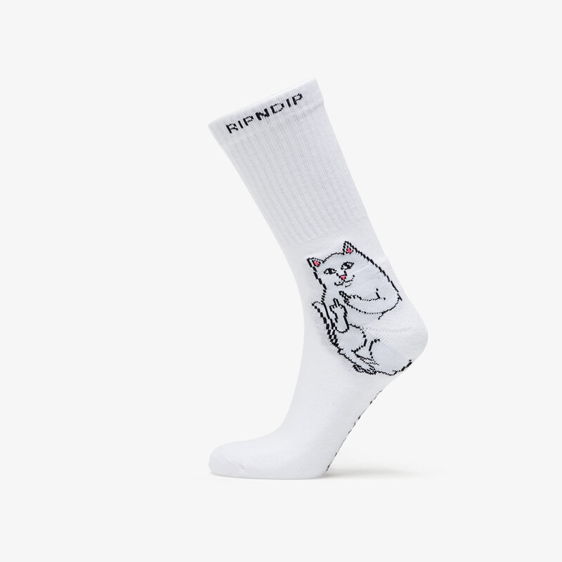 Ponožky RIPNDIP Lord Nermal Socks White Universal 19324119