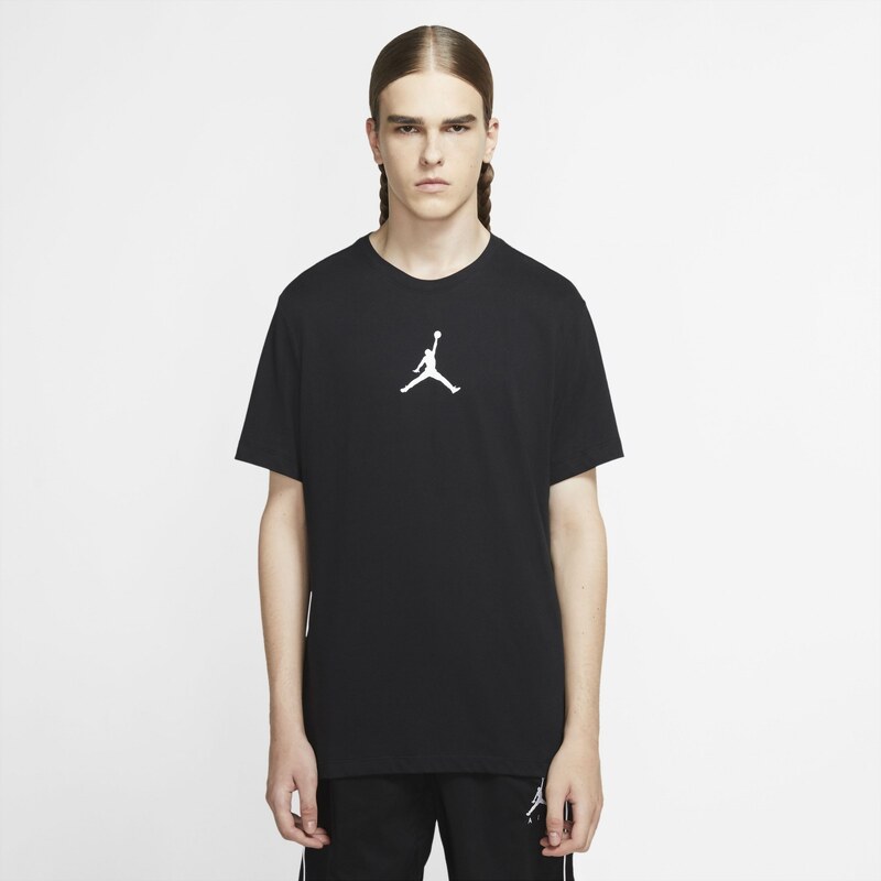 Jordan M J JUMPMAN DFCT SS CREW BLACK/WHITE 48141393