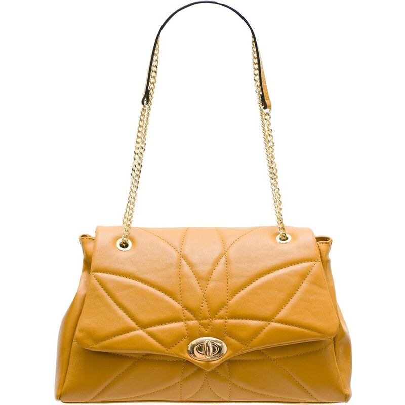 Glamorous by GLAM Dámska prešívaná kožená kabelka s retiazkou - 19366174