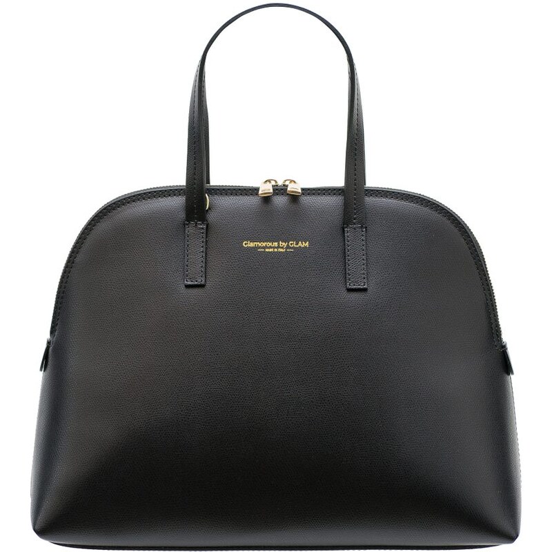Glamorous by GLAM Dámska kožená kabelka do ruky na zips - čierna 19366194