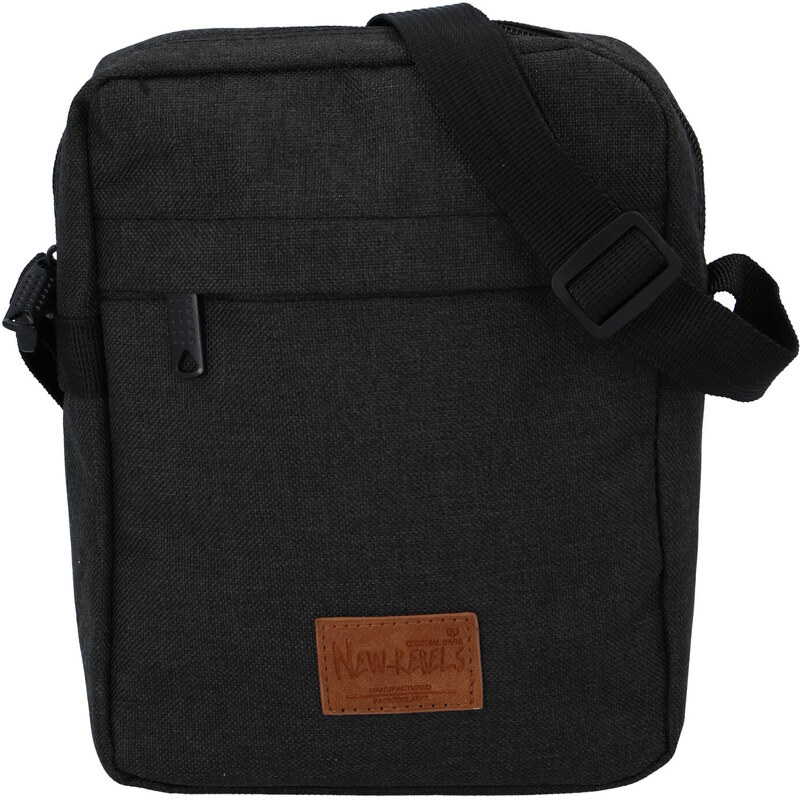 Unisex látková crossbody taška čierna - New Rebels Rebelas čierna 50072538