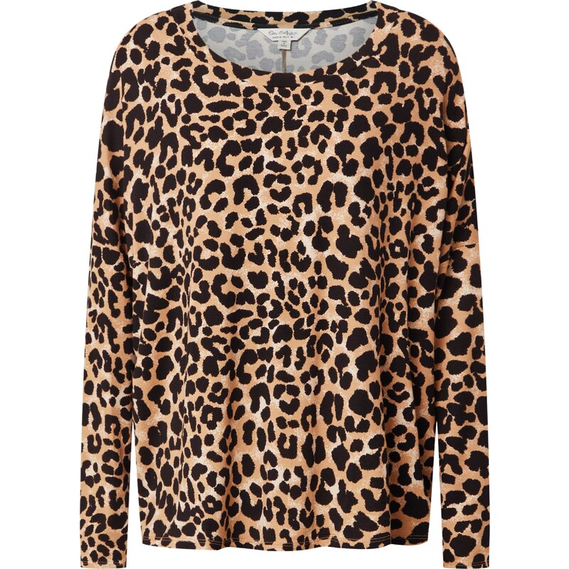 Miss Selfridge Tričko farba ťavej srsti / čierna / biela 58370815