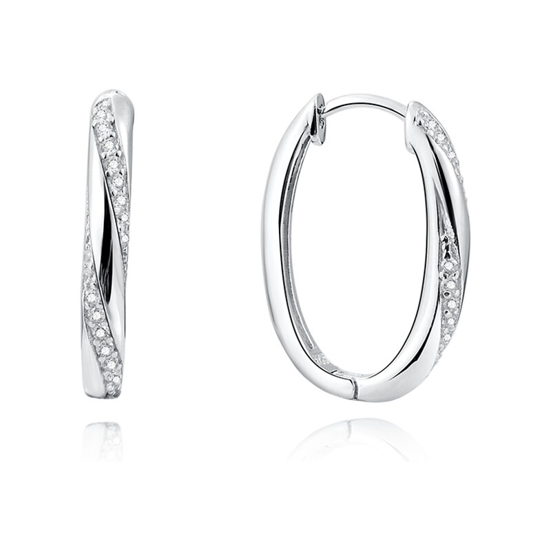 Olivie Strieborné náušnice AMBER 4326 19493814