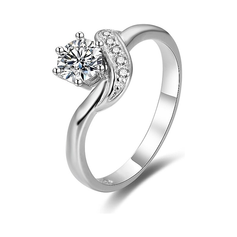 Olivie Strieborný zásnubný prsteň 4333 19493821
