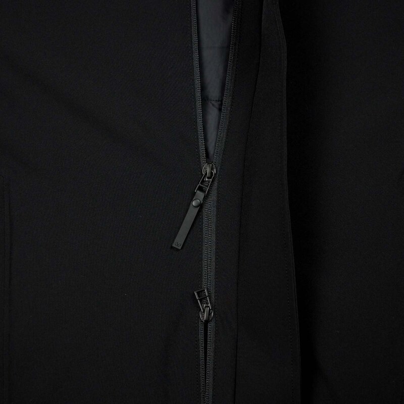 Tee Jays Čierny nepremokavý kabát