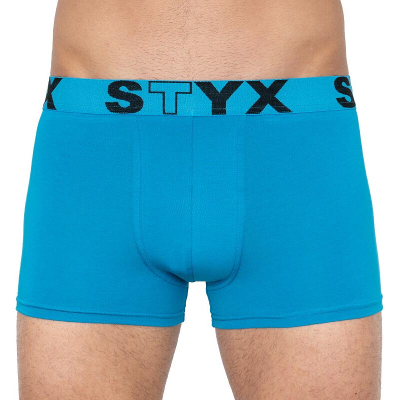 Pánske boxerky Styx športová guma nadrozmer svetlo modré (R969) 5 19470487