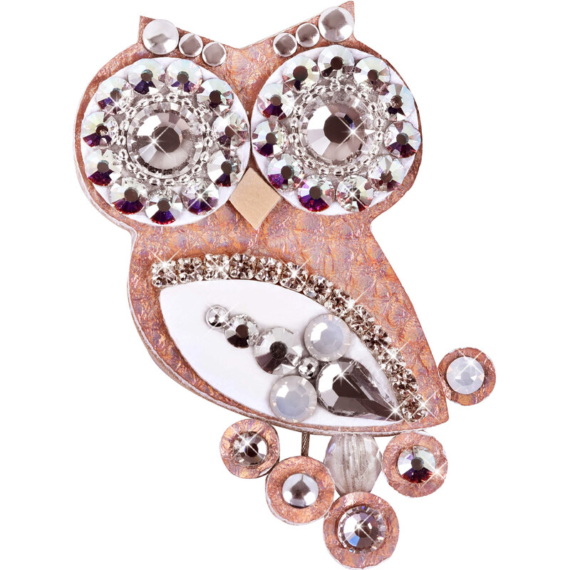 Sovičky Malá sovie brošňa staroružová 66595886