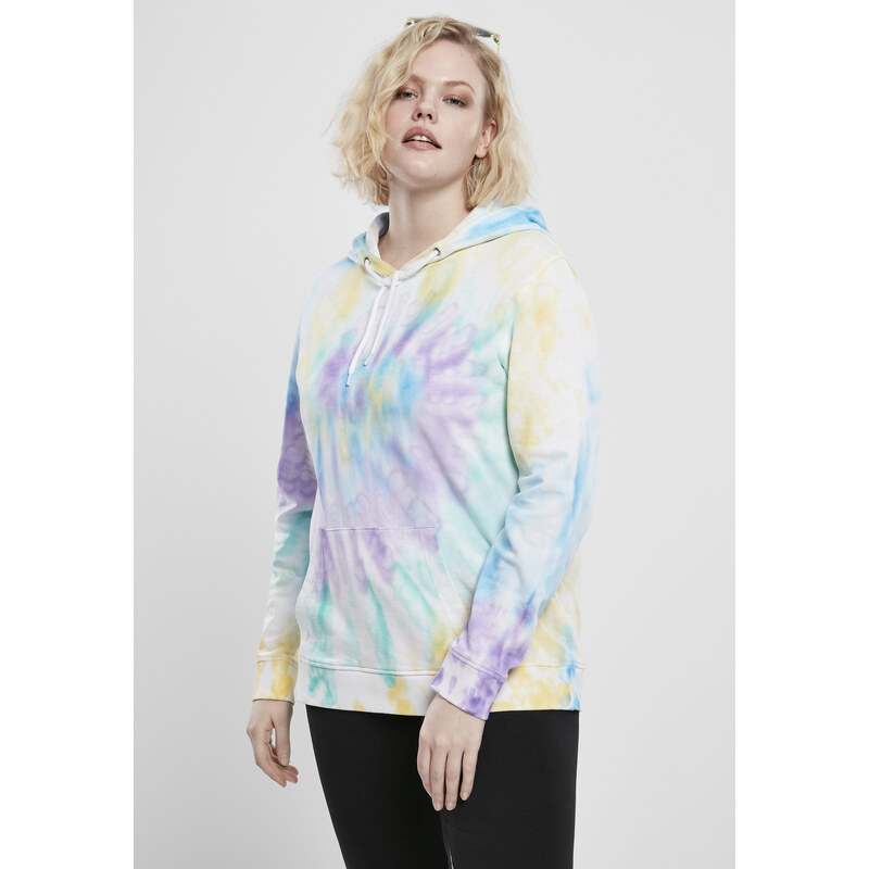 Urban Classics Womens Dye Hoody Pastel Tie 67369832
