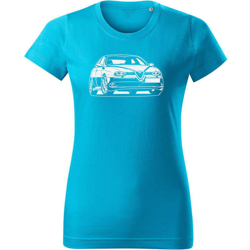 T-ričko Alfa Romeo 156 predfacelift dámske tričko 19510932