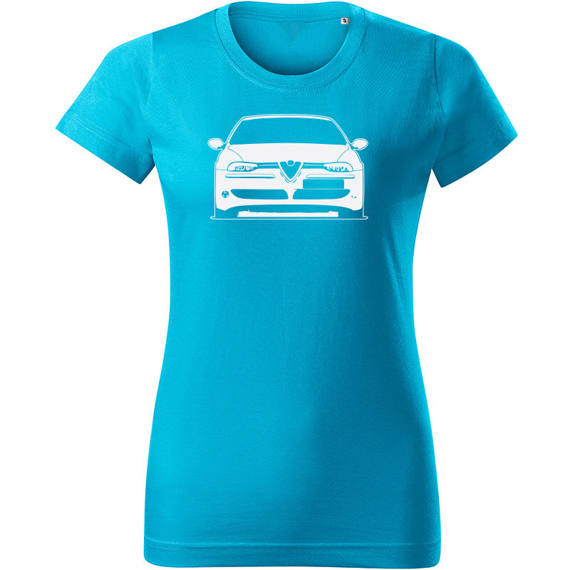 T-ričko Alfa Romeo 156 dámske tričko 19510967